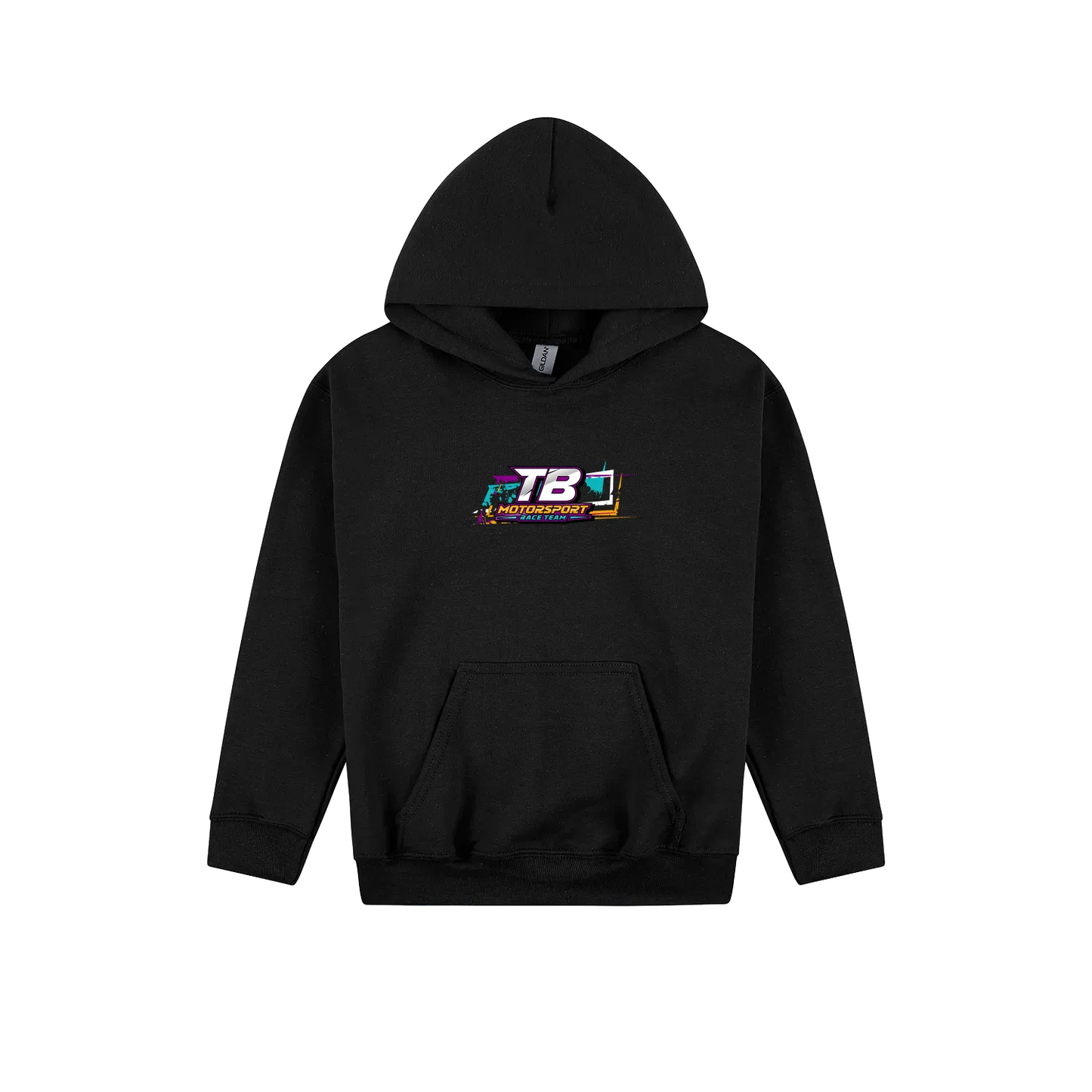 Black front flat lay