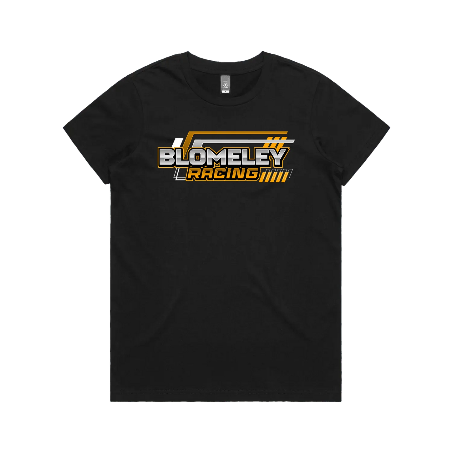 Black front flat lay