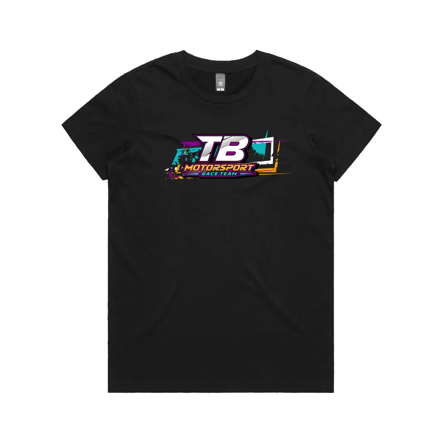 Black front flat lay