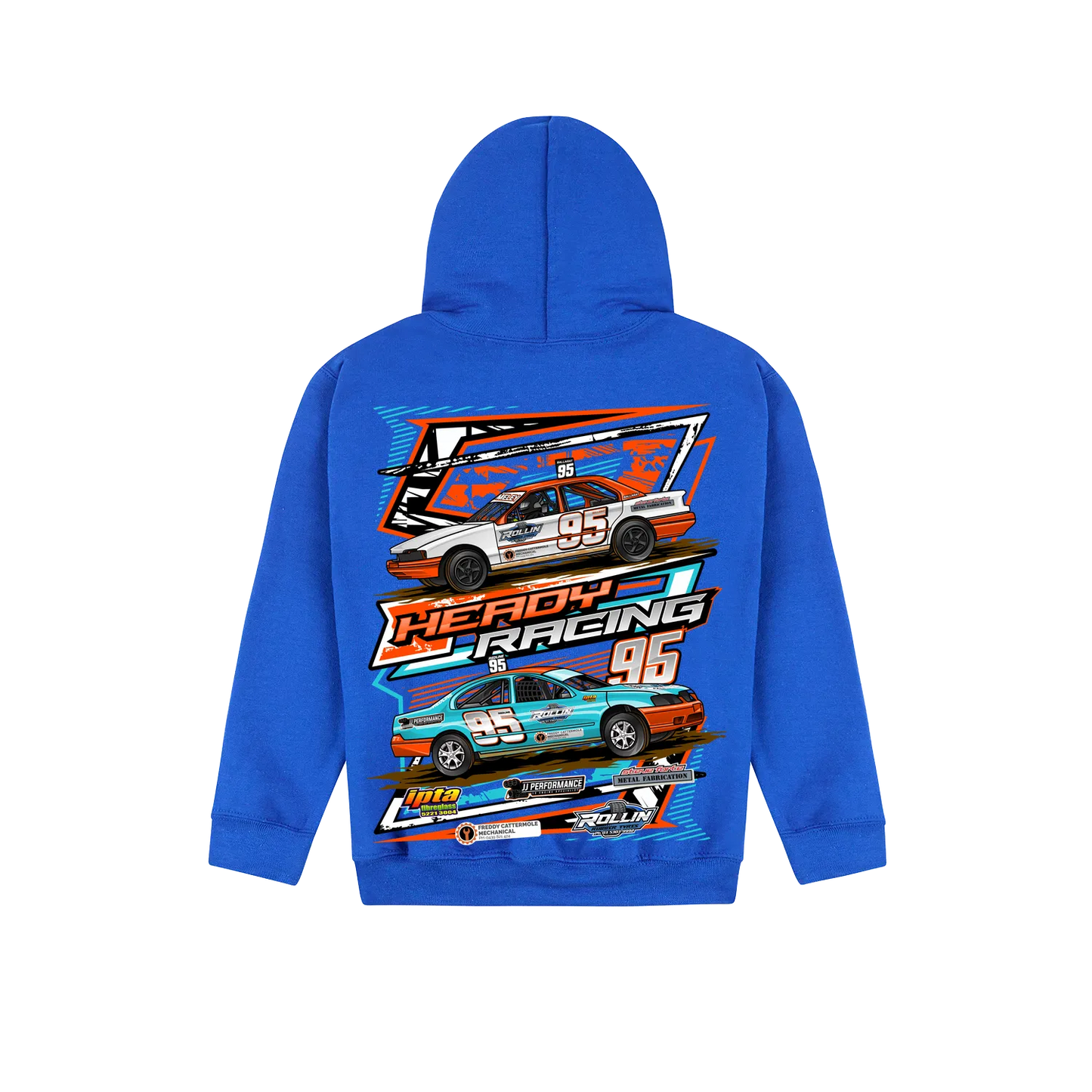 Royal back flat lay