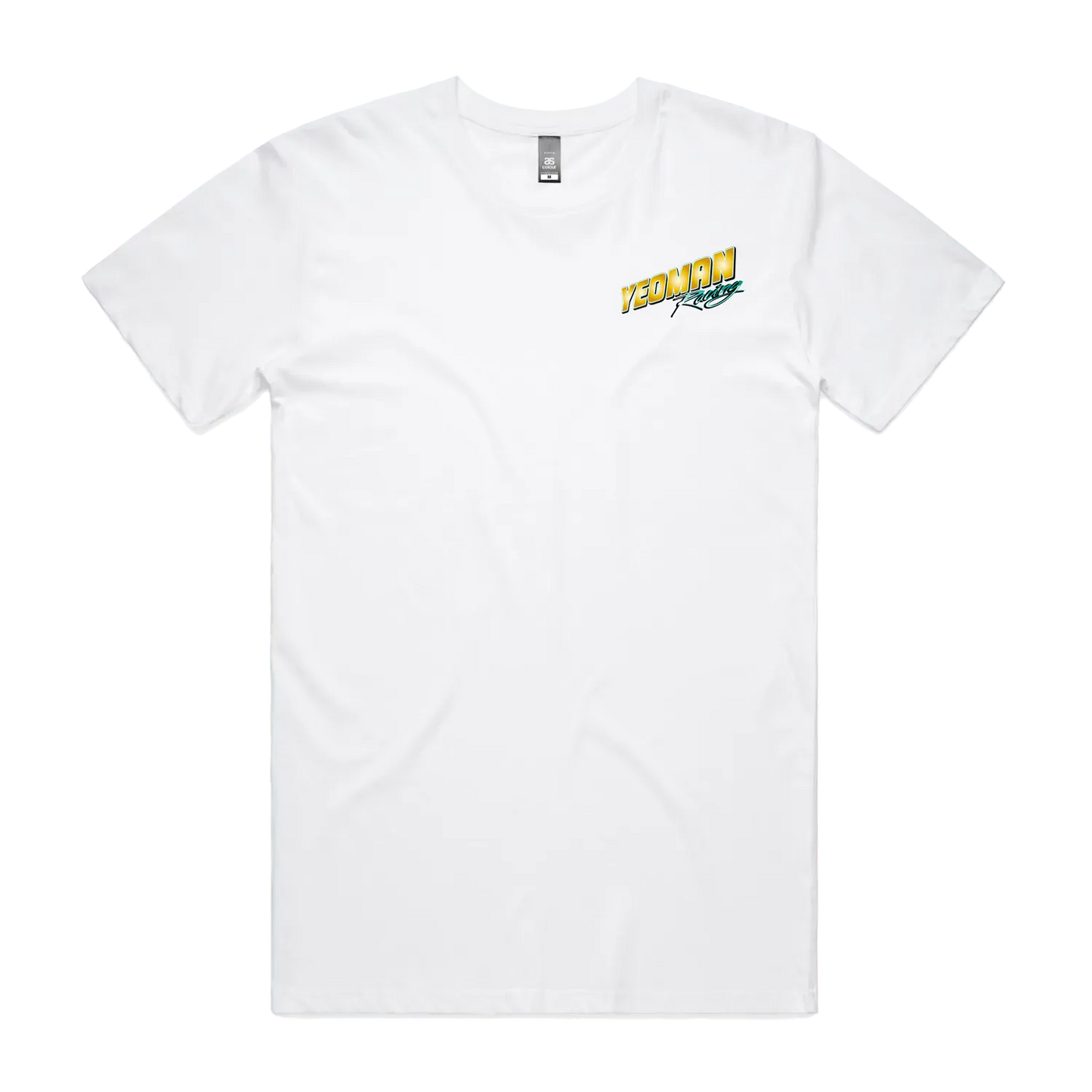 White front flat lay