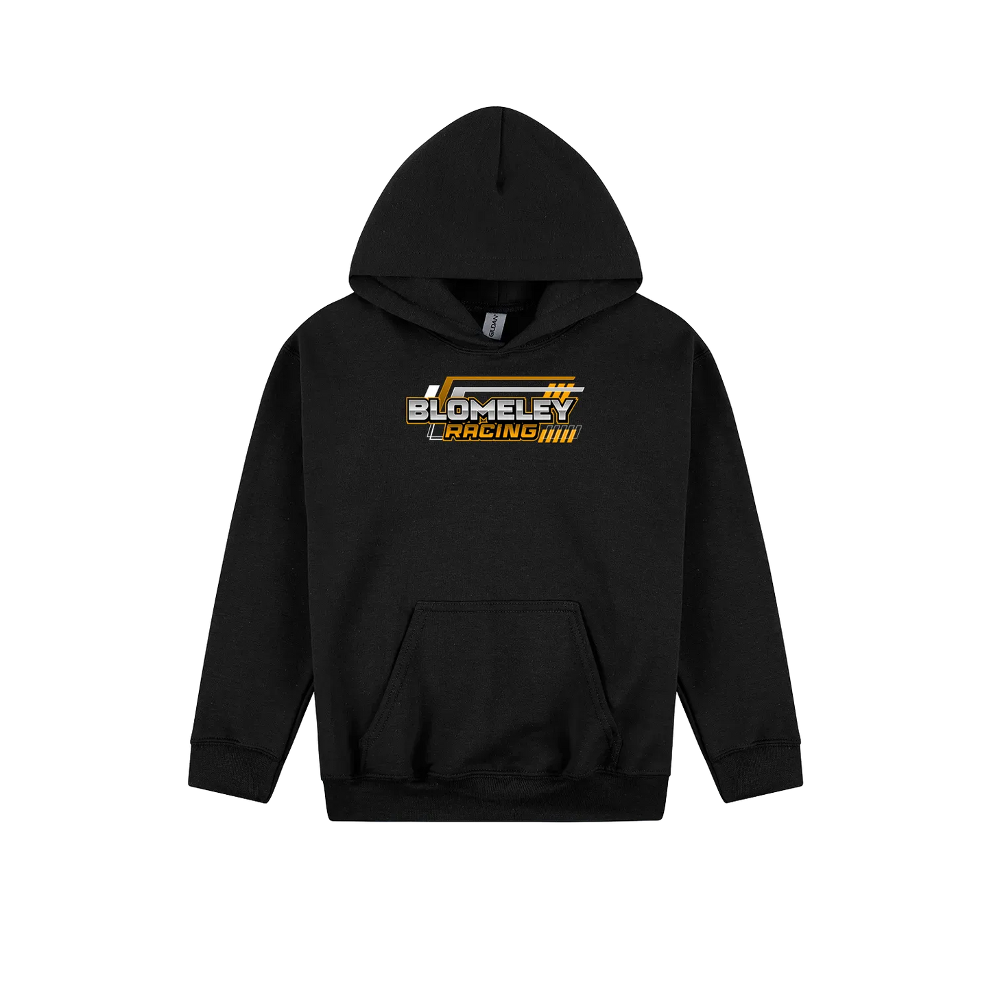 Black front flat lay