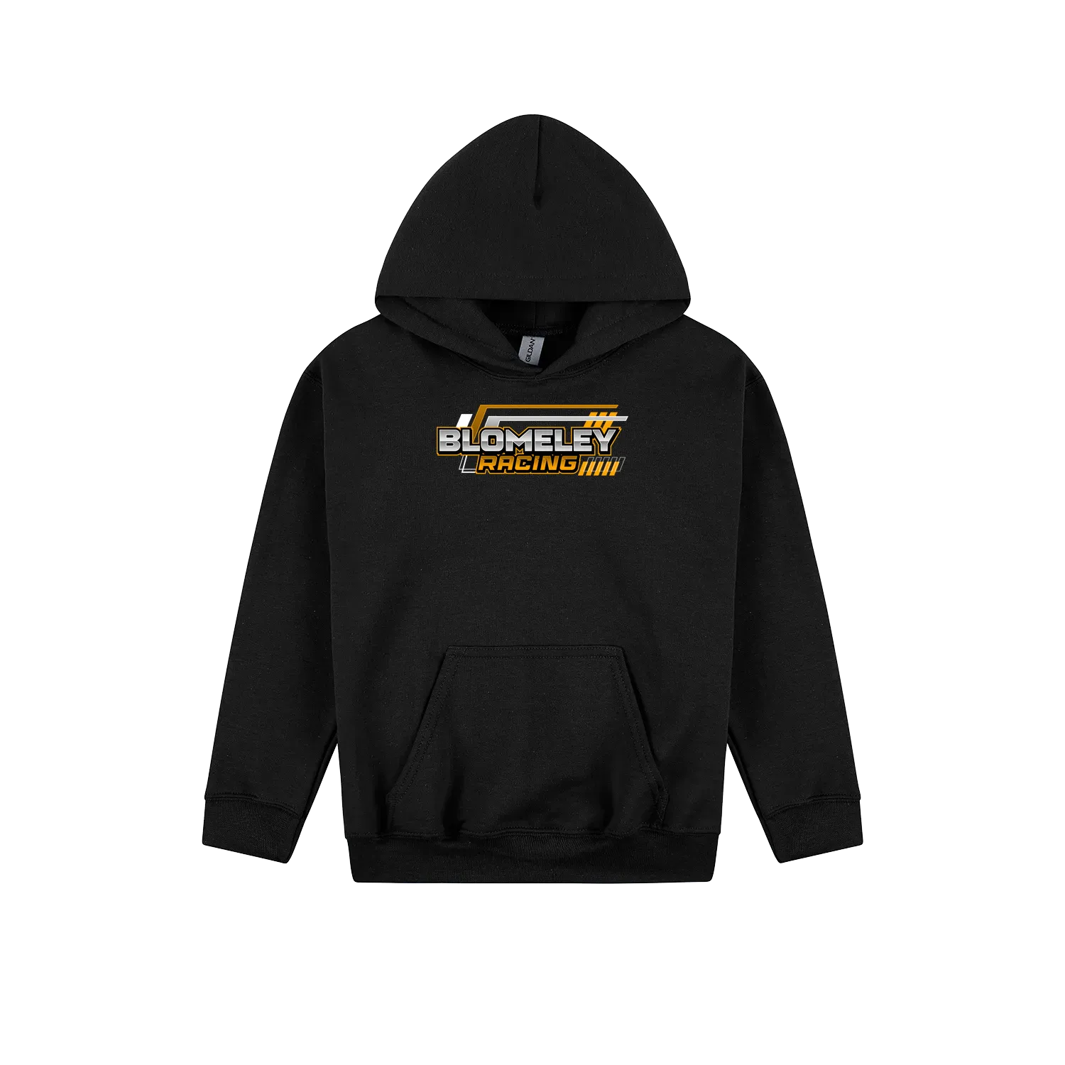 Black front flat lay