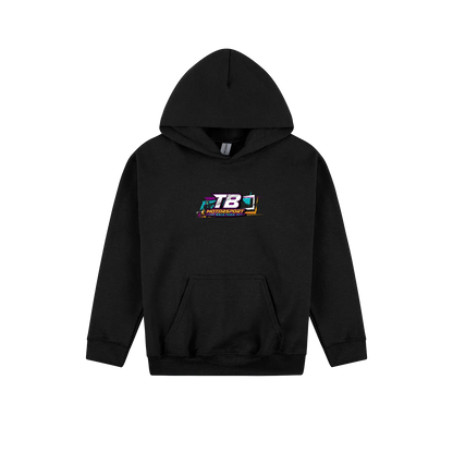 Black front flat lay