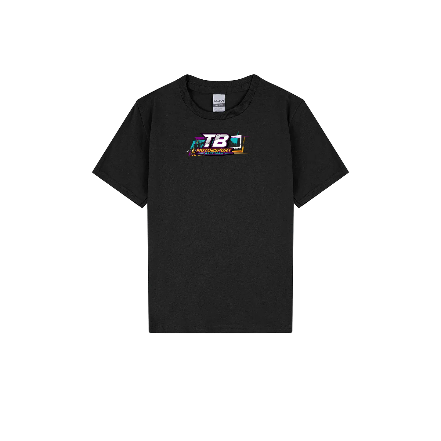 Black front flat lay