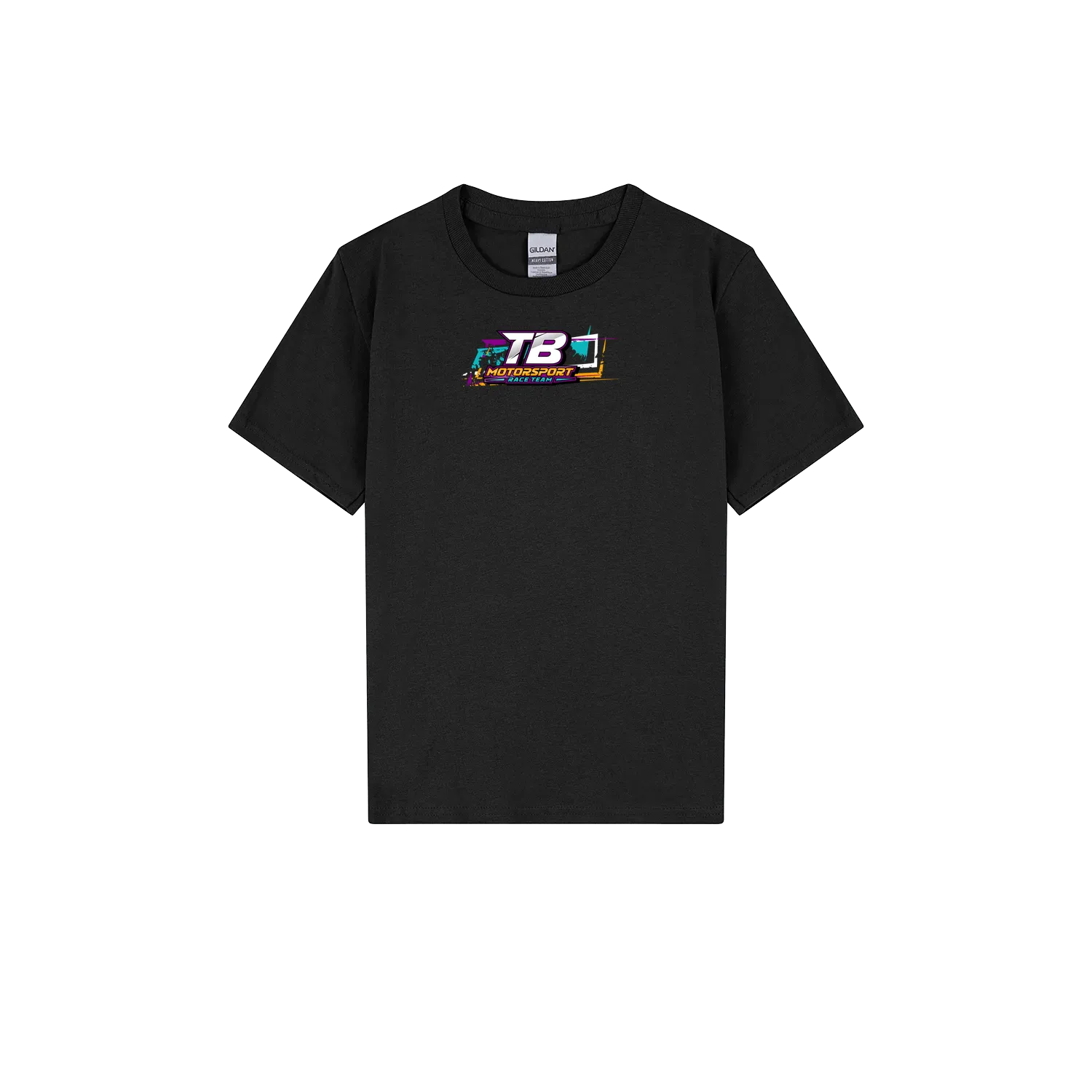 Black front flat lay