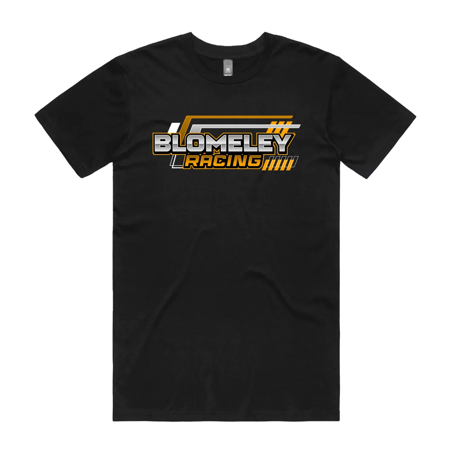 Black front flat lay