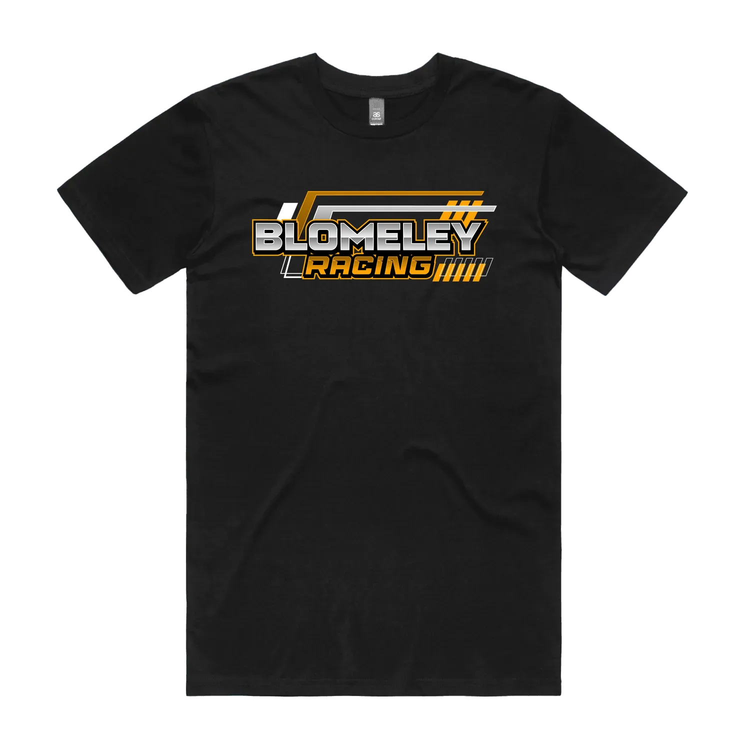 Black front flat lay