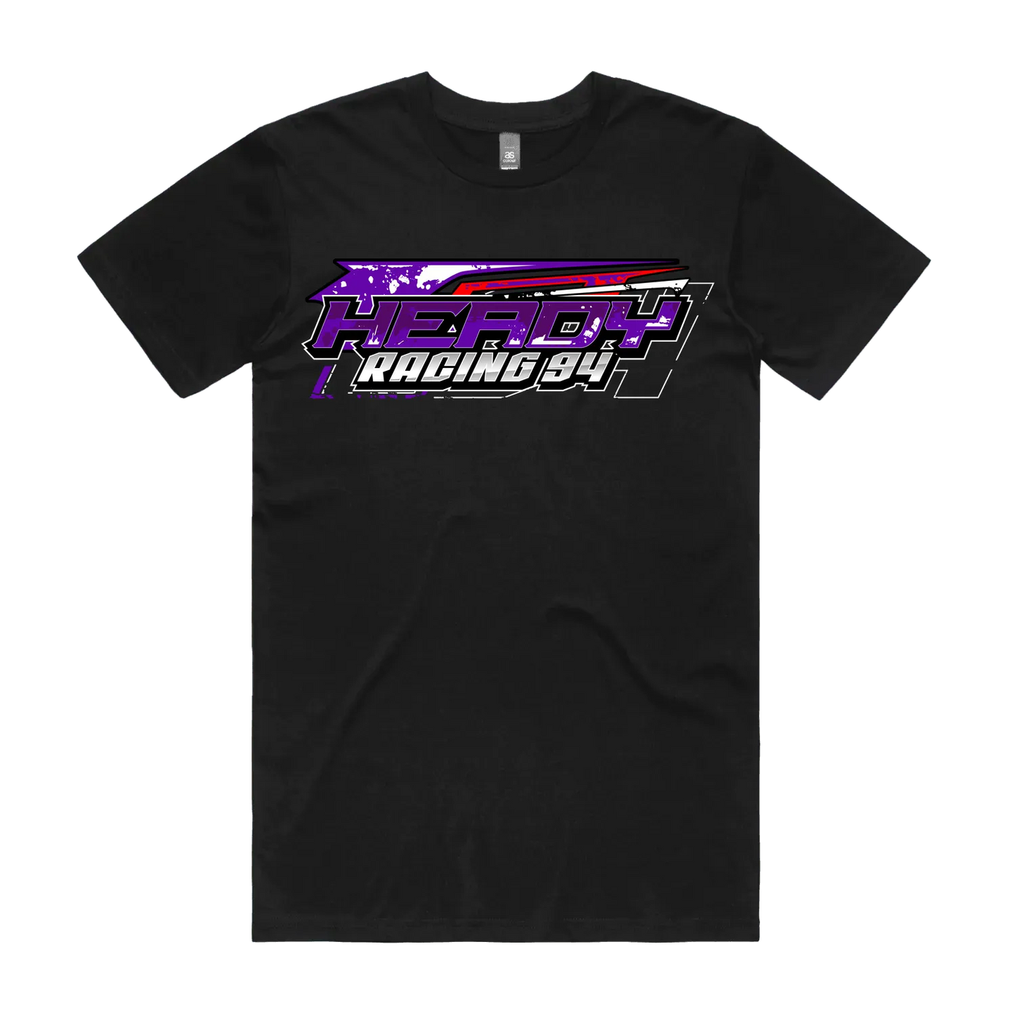 Black front flat lay