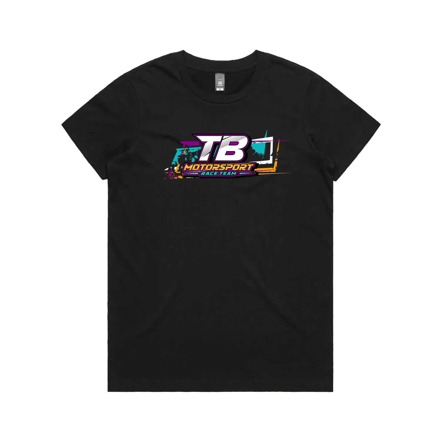 Black front flat lay