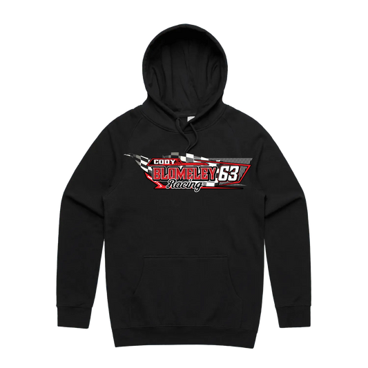 Black front flat lay