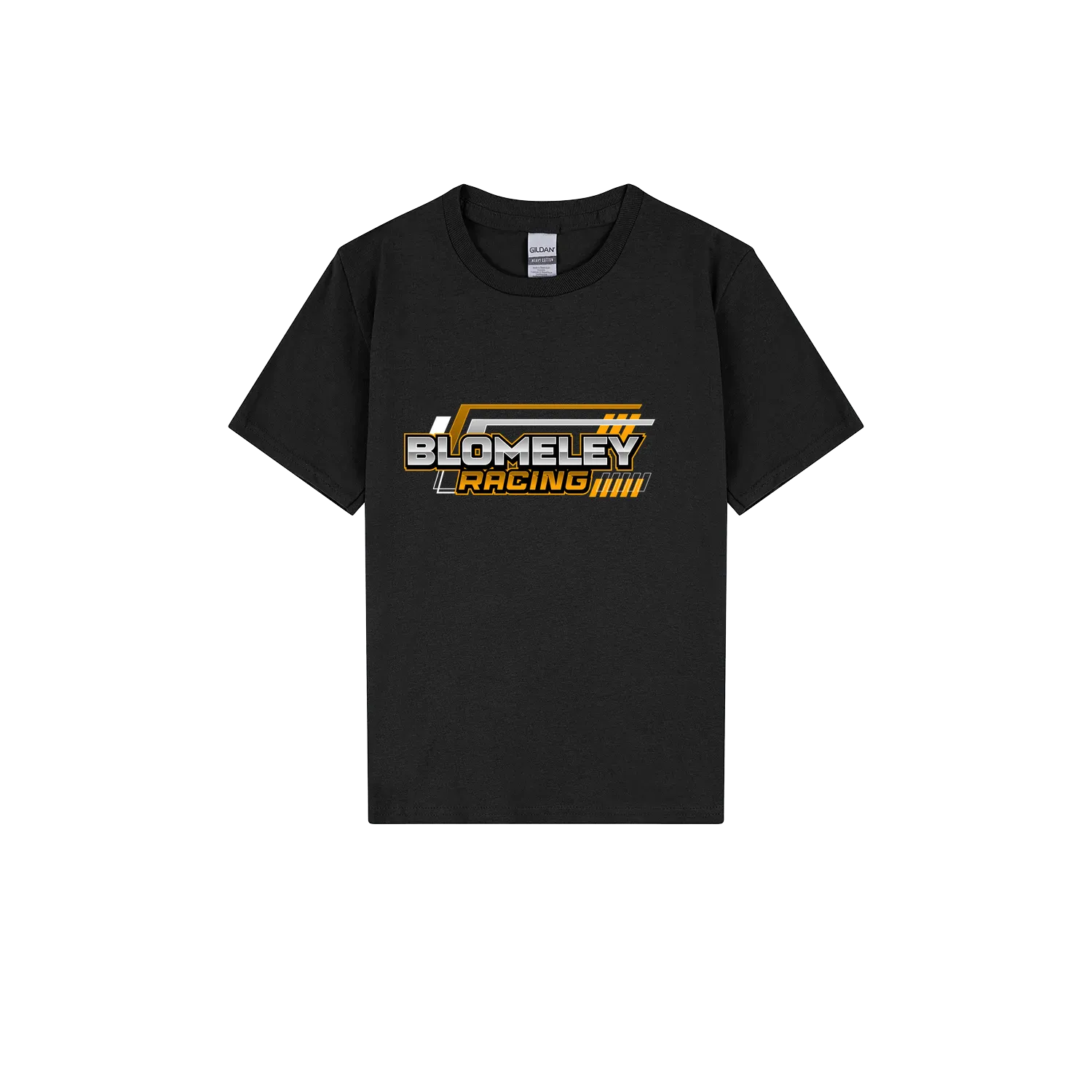 Black front flat lay