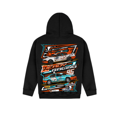 Black back flat lay