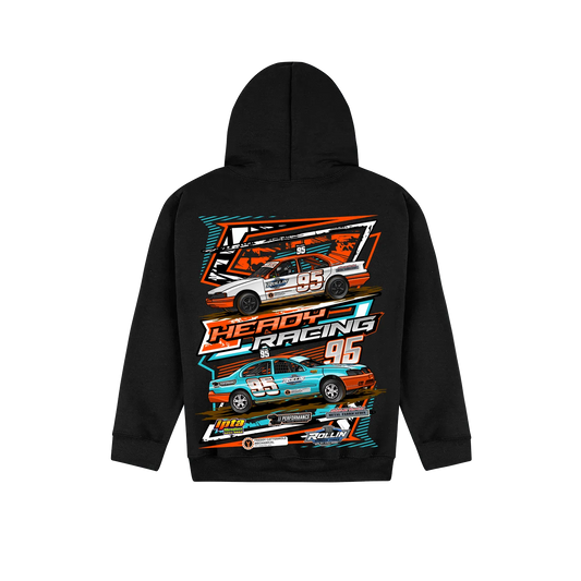 Black back flat lay