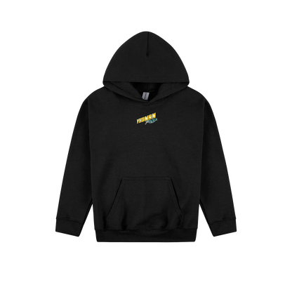 Black front flat lay