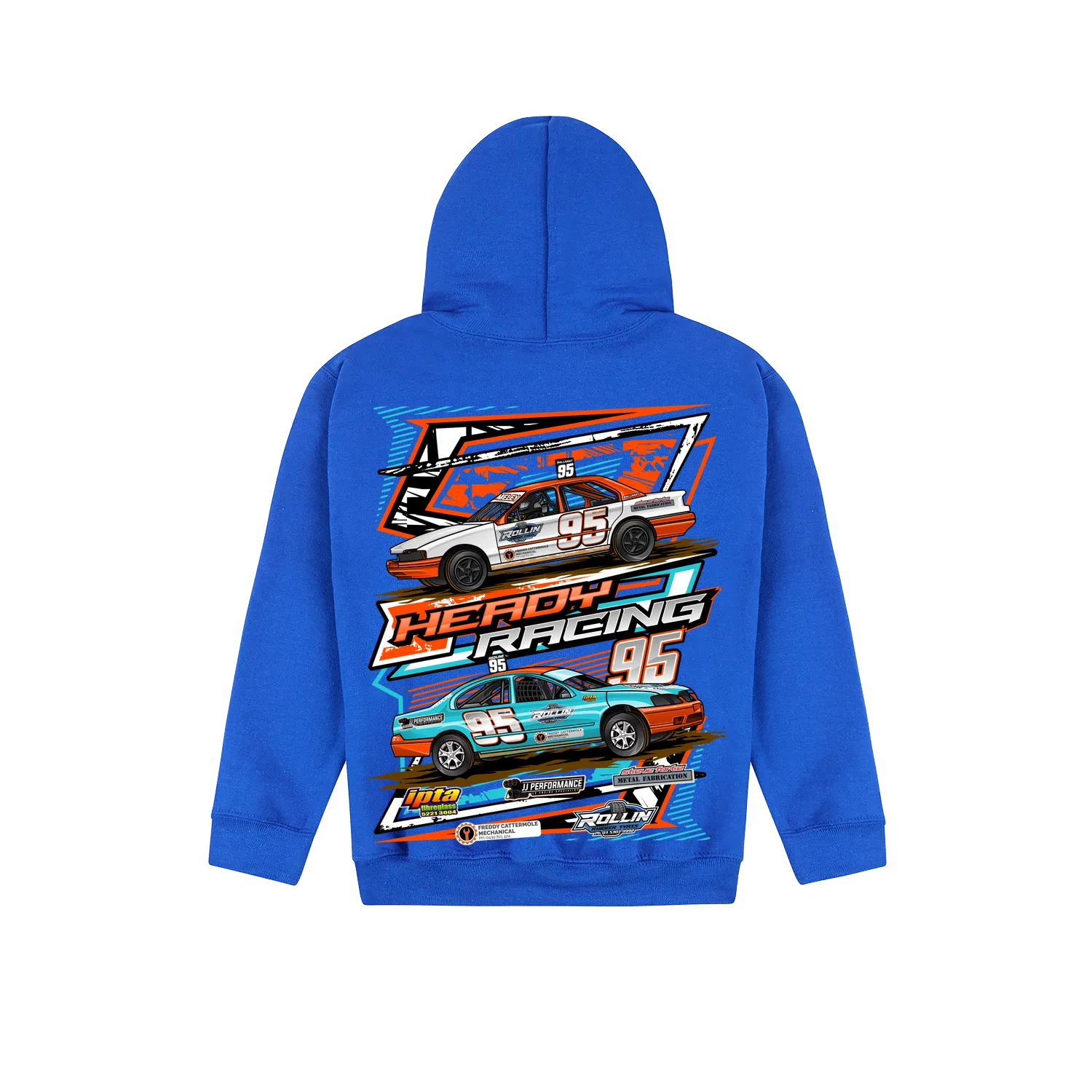 Royal back flat lay
