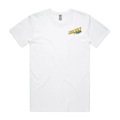 White front flat lay