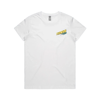 White front flat lay